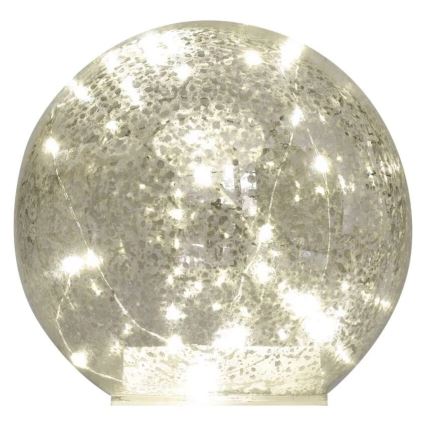 Décoration de Noël LED 20 LED/3xAA, boule Ø 15 cm