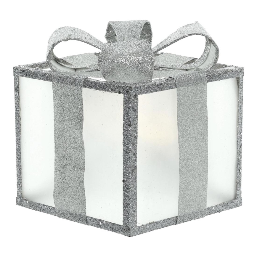 Décoration de noël LED/2xAA 20 cm cadeau