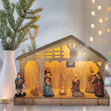 Décoration de Noël LED/2xAA betlém