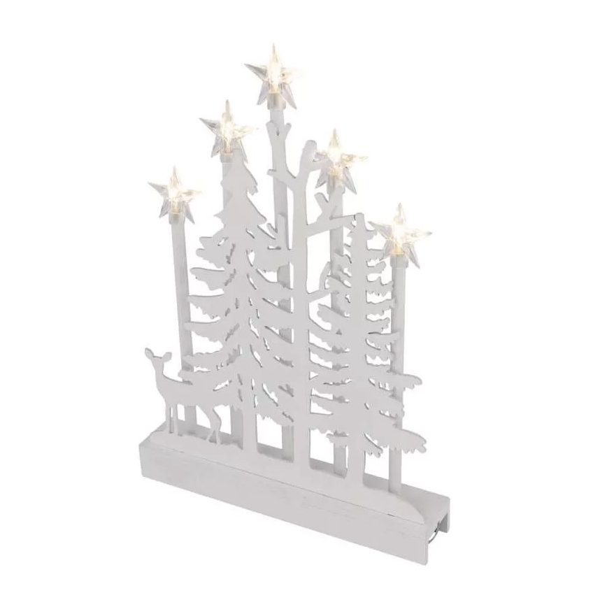 Décoration de Noël LED/2xAA blanc chaud