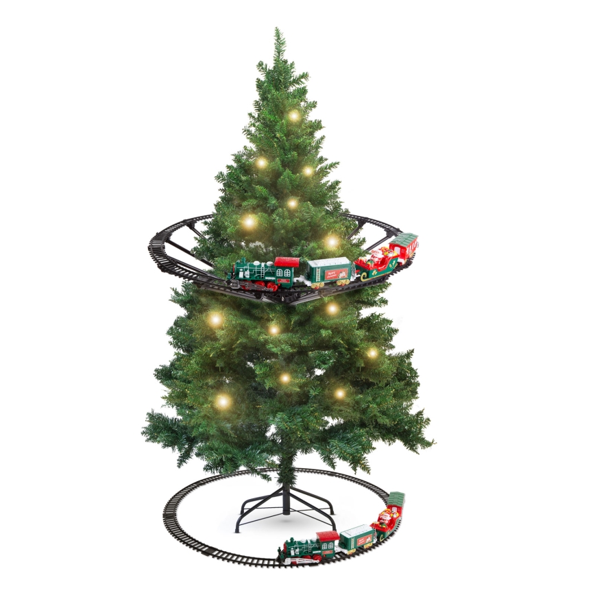 Décoration de Noël LED/2xAA env. 80 cm, petit train pour sapin