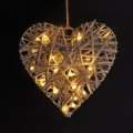 Décoration de Noël LED/2xAA rotin