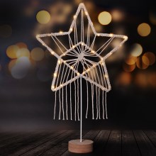 Décoration de Noël LED/2xAAA étoile