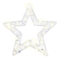 Décoration de Noël LED/3xAA/blanc chaud étoile