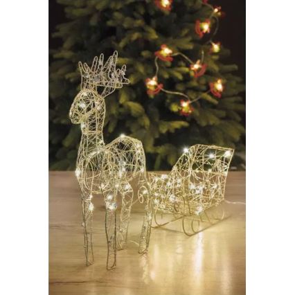 Décoration de Noël LED/3xAA blanc chaud
