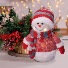 Décoration de Noël LED/3xAA bonhomme de neige