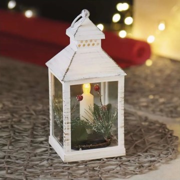 Décoration de Noël LED/3xAAA lanterne