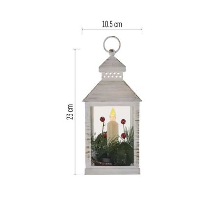 Décoration de Noël LED/3xAAA lanterne