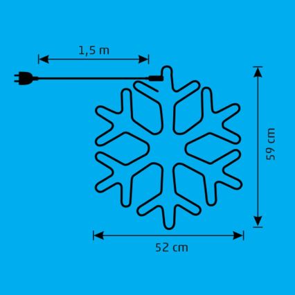 Décoration de Noël LED extérieure/26W/230V IP44