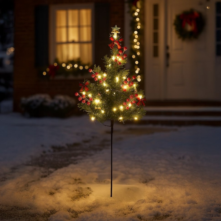 Décoration de Noël LED LED/1W/230V 75 cm IP44 verte