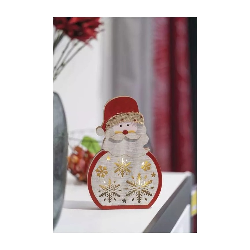 Décoration de Noël LED LED/2xAAA Santa