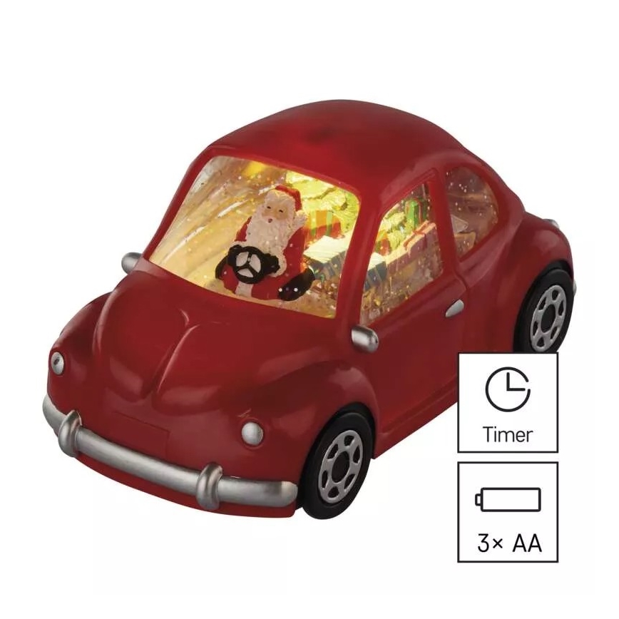 Décoration de Noël LED LED/3xAA car