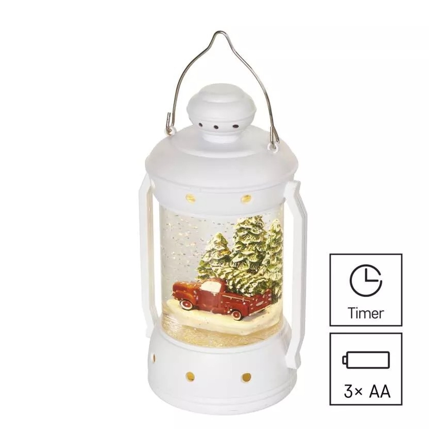 Décoration de Noël LED LED/3xAA lanterne