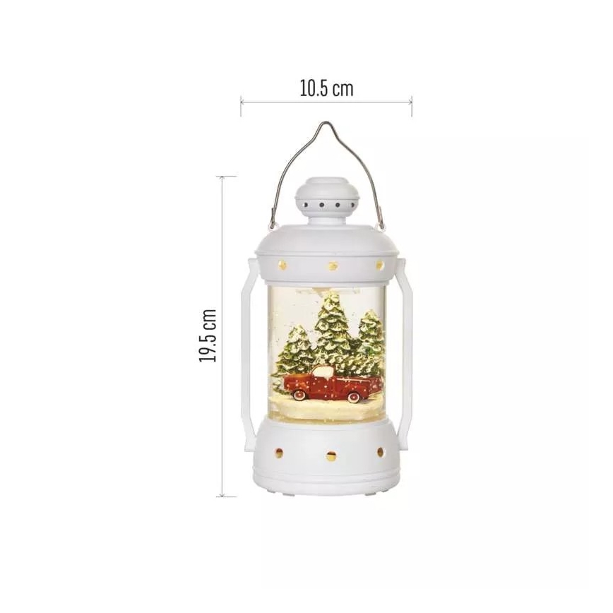 Décoration de Noël LED LED/3xAA lanterne