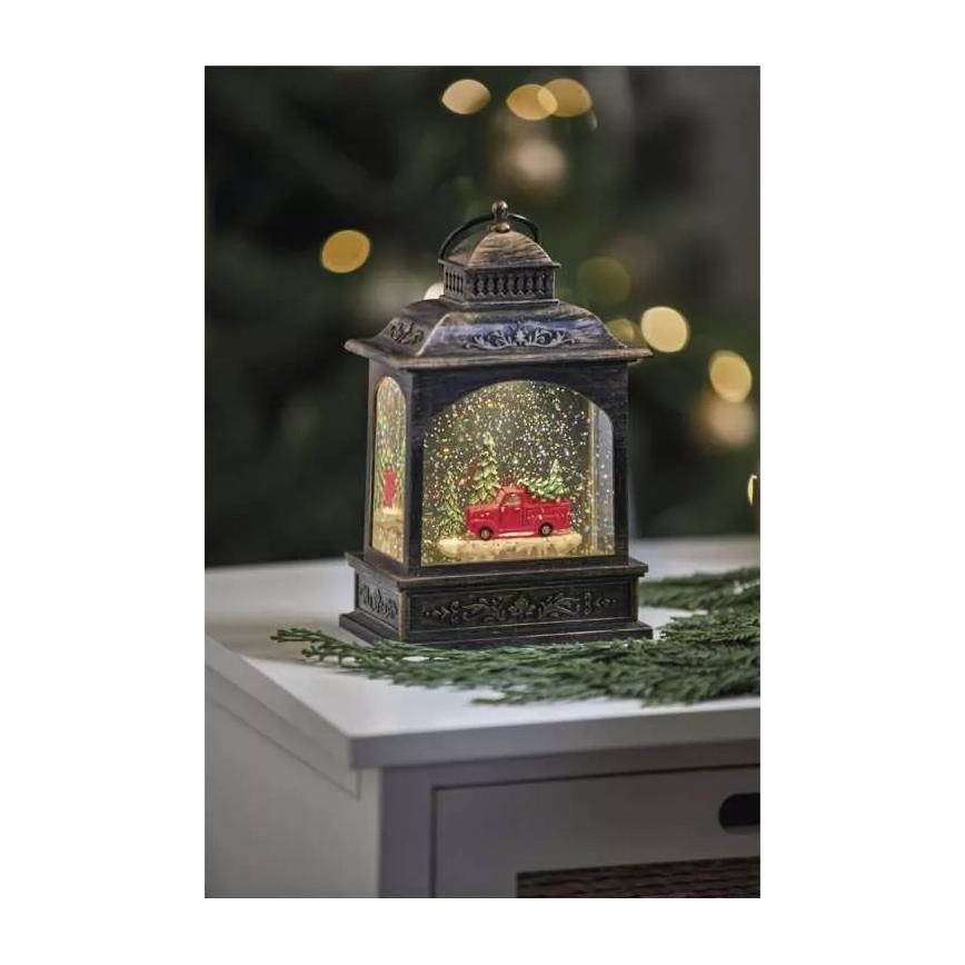 Décoration de Noël LED LED/3xAA lanterne