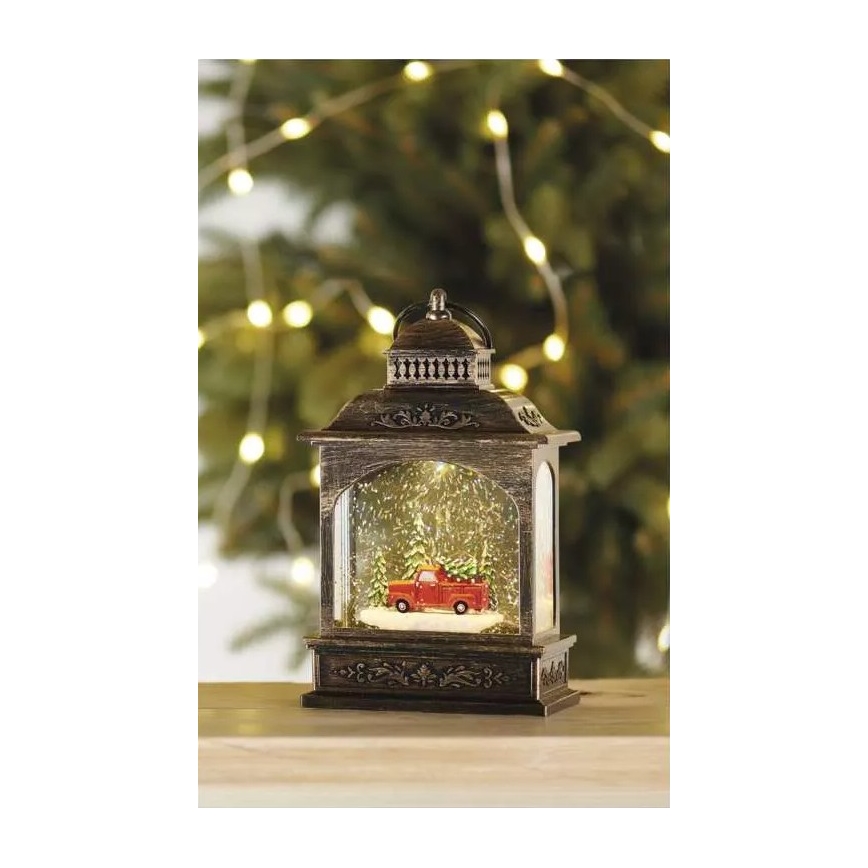 Décoration de Noël LED LED/3xAA lanterne