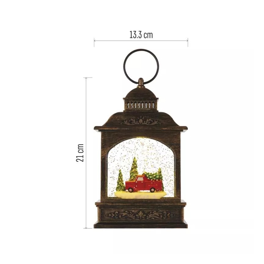 Décoration de Noël LED LED/3xAA lanterne