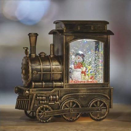 Décoration de Noël LED LED/3xAA train