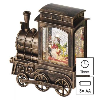 Décoration de Noël LED LED/3xAA train