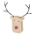 Décoration de Noël LED, renne, 8xLED/2xAAA