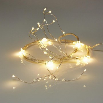Décoration de Noël LED SILVERWIRE 80xLED/3xAA