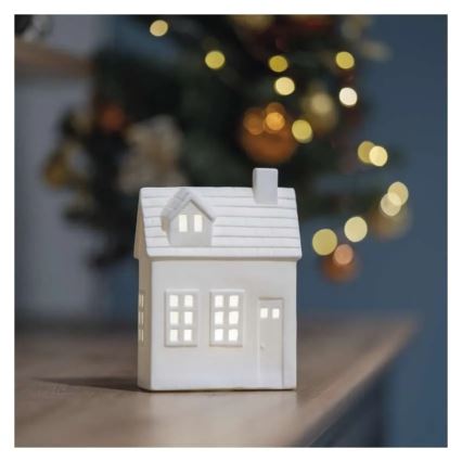 Décoration de Noël LED — Maisonnette (pile CR2032)