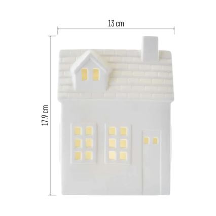 Décoration de Noël LED — Maisonnette (pile CR2032)