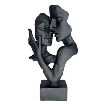 Décoration de table 29x9x17 cm résine/noir