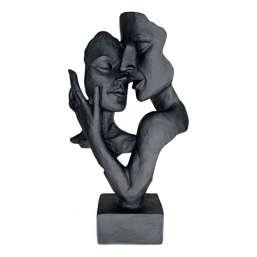 Décoration de table 29x9x17 cm résine/noir