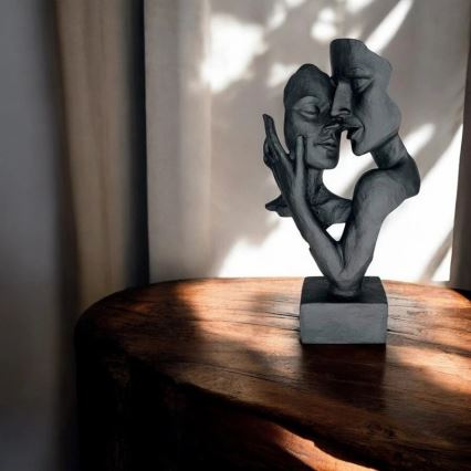 Décoration de table 29x9x17 cm résine/noir