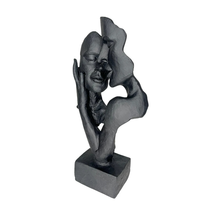 Décoration de table 29x9x17 cm résine/noir