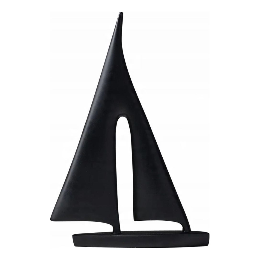 Décoration de table en résine, 28 cm — noir