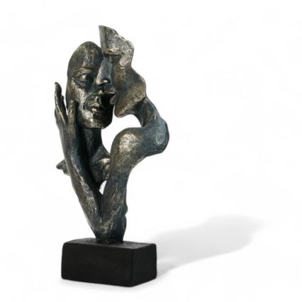 Décoration de table en résine/patin 31,5x9,5x19 cm