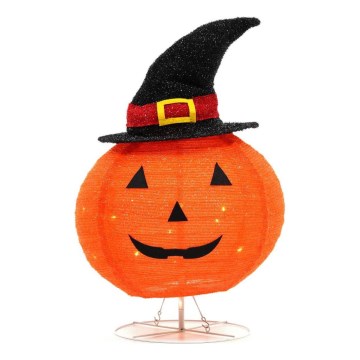 Décoration extérieure HALLOWEEN LED/3xAA/blanc chaud IP44 citrouille