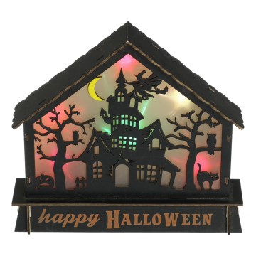 Décoration HALLOWEEN LED/2xAA/multicolore maison hantée