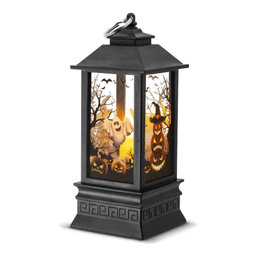 Décoration HALLOWEEN LED/3xAAA/blanc chaud Lanterne avec citrouilles