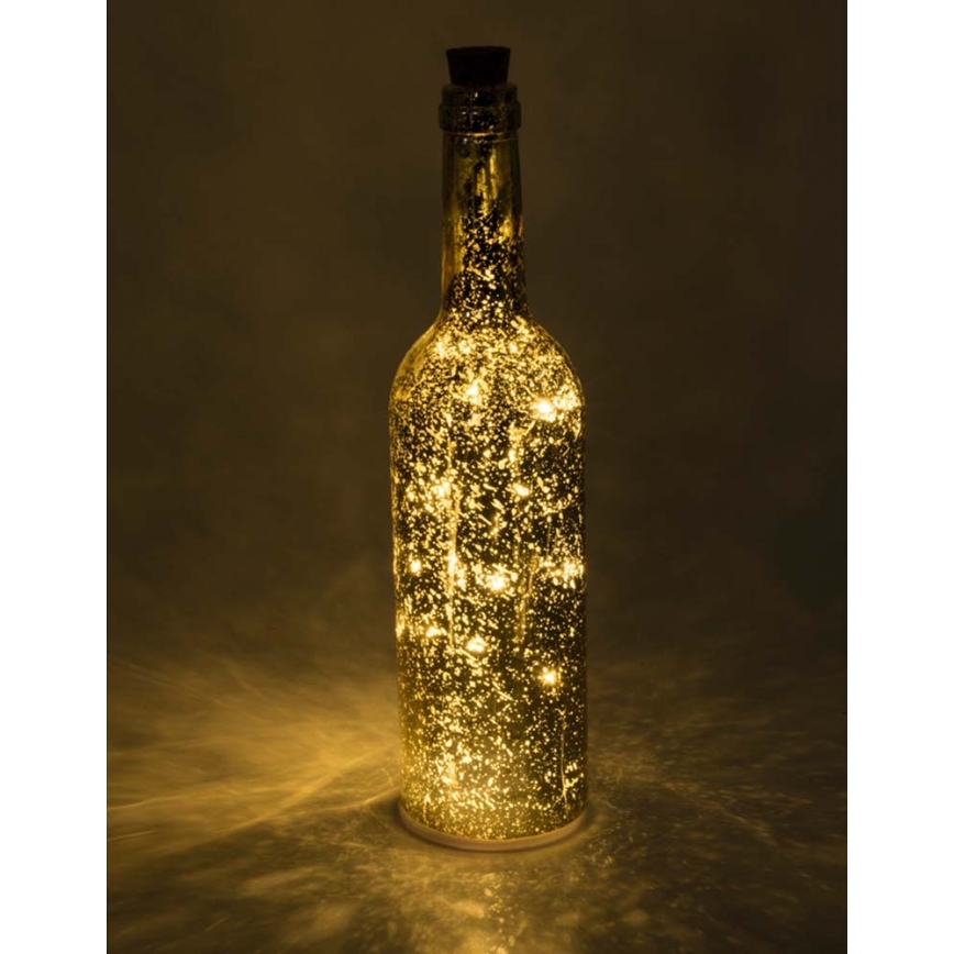 Décoration LED bouteille 8xLED/3xAAA