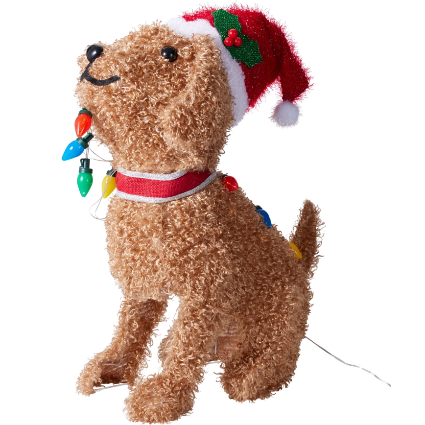Décoration LED de Noël extérieure 70xLED/230V 55 cm IP44 chien