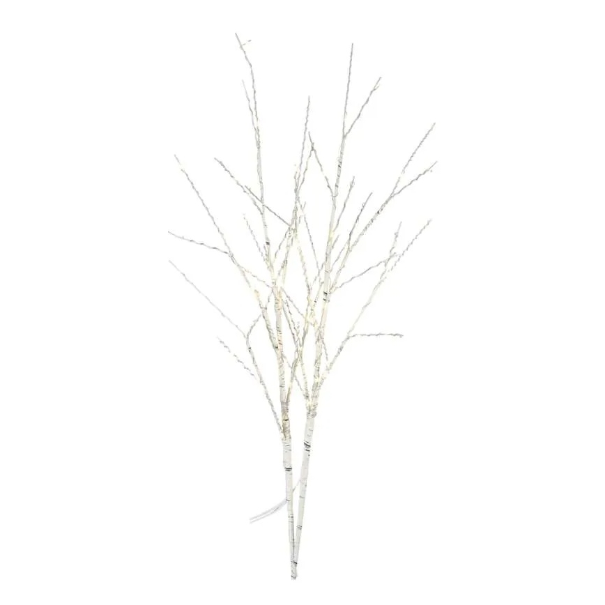 Décoration LED de Noël pour l'extérieur, 100 LED, 3x AA, blanc chaud, IP44