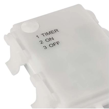 Décoration LED de Noël pour l'extérieur, 100 LED, 3x AA, blanc chaud, IP44