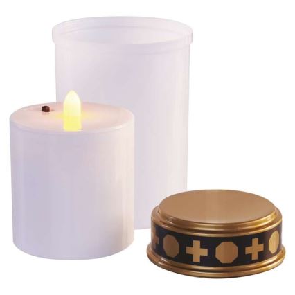 Décoration LED d'extérieur 2xC IP44 blanche