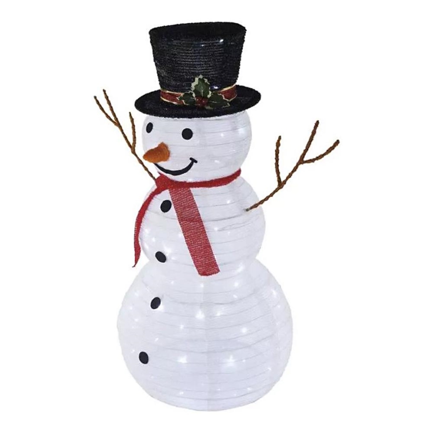 Décoration LED d'extérieur pour Noël — bonhomme de neige 90 cm, 80xLED/2,25W/4,5/230V IP44