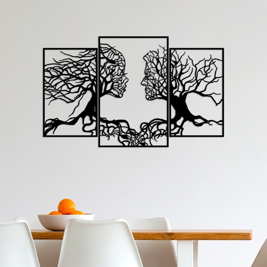 Décoration murale 116x71 cm Arbre de la vie métal