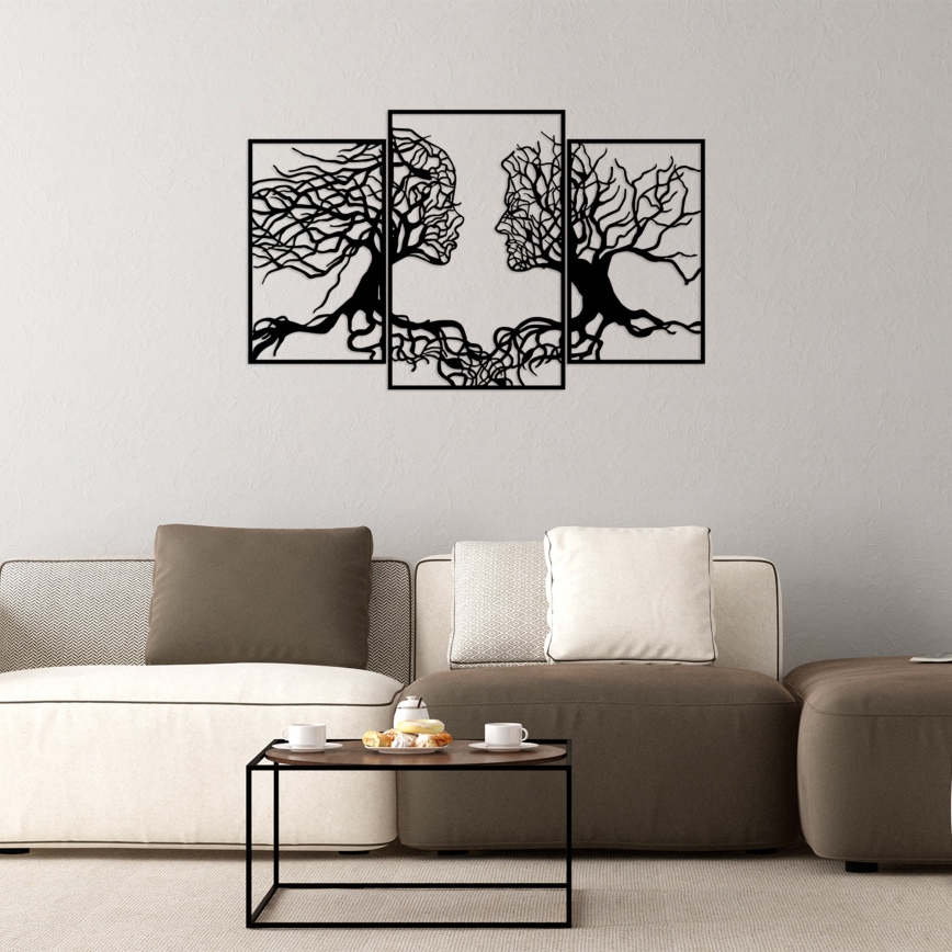 Décoration murale 116x71 cm Arbre de la vie métal