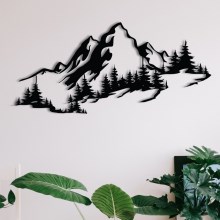 Décoration murale 30x67 cm montagnes