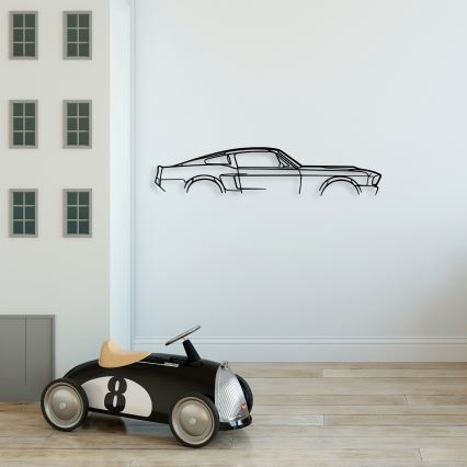Décoration murale 70x15 cm car métal