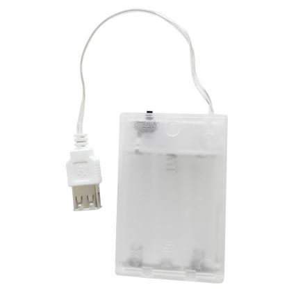 Décoration murale néon LOVE LED/3W/3xAA USB rouge