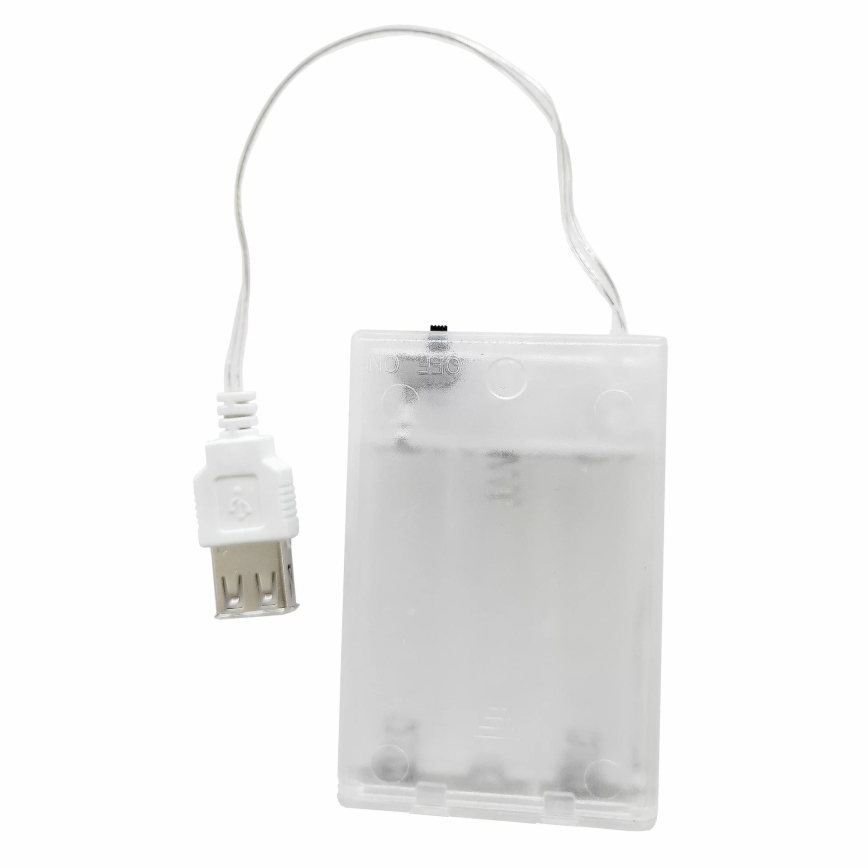 Décoration murale néon LOVE LED/3W/3xAA USB rouge