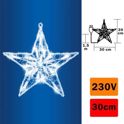 Décoration pour la fenêtre Etoile 20xL21D/230V