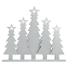 Décorations de Noël LED/2xAAA arbres